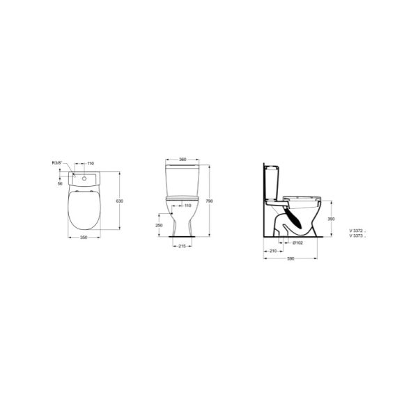 Ideal Standard Eurovit V337301 Моноблок - Image 2