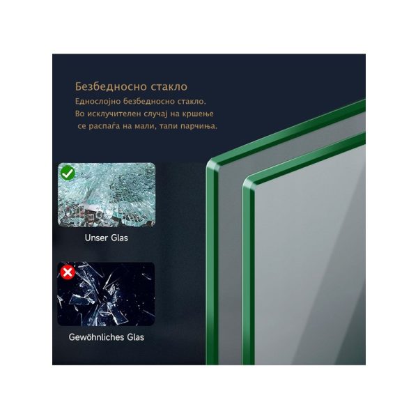 Crystal  Туш параван H812 /80x80cm - Image 5