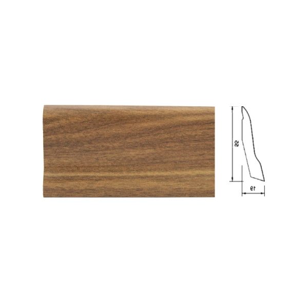 MDF Аголна лајсна Американски орев 5.5cm/2.4m -Amerikan Ceviz