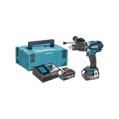 Бат.ударна дупчалка-одвртувач Makita  DHP458RFJ 18 V - LXT