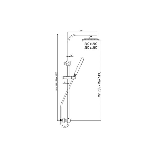 AQG Qus 21QUC25LUD05 туш систем - Image 3