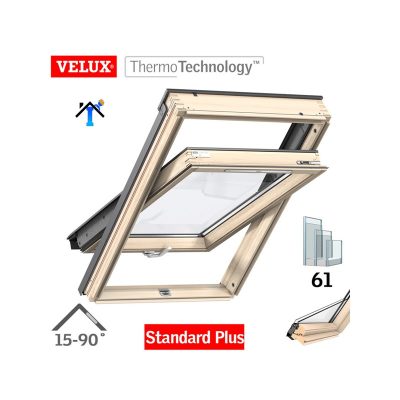 Velux  GLL1061  Кровен прозорец  долно управување- тројно стакло