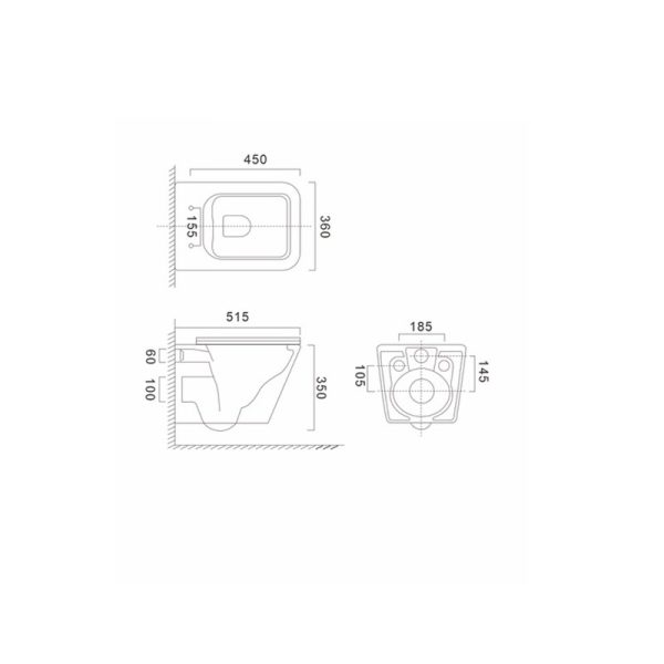 Fico Конзолна школка Alberto B2351MH - Image 2