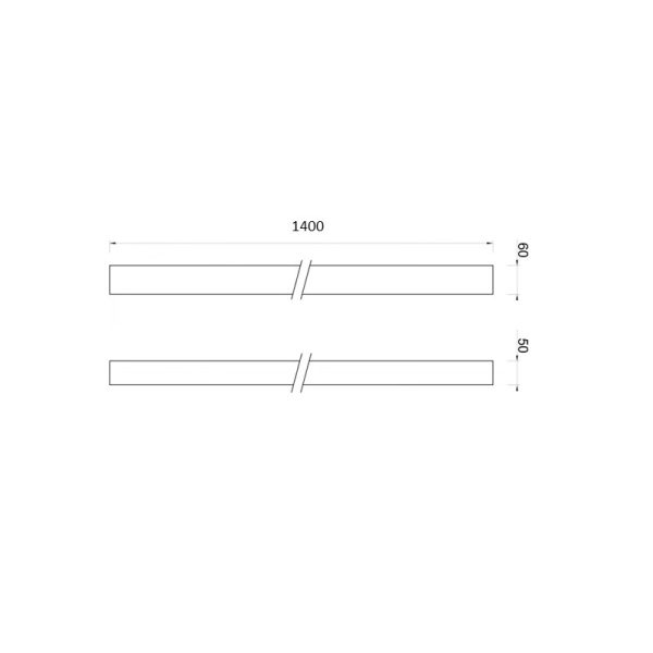 Crystal Право цокле 140 (црно) - Image 3