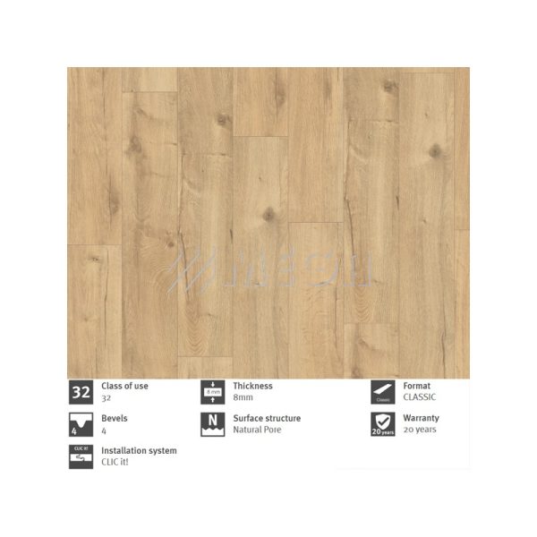 Egger ламинат  EL2076 Natural Loja Oak 32/8 mm - Image 3