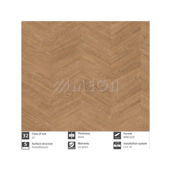 Egger ламинат  EL292F Brown Skanderborg Oak 32/8 mm - Image 2