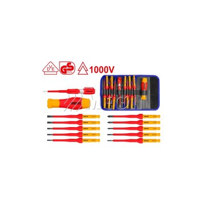 Emtop Комплет од 12 електричарски одвртувачи EKISD1201
