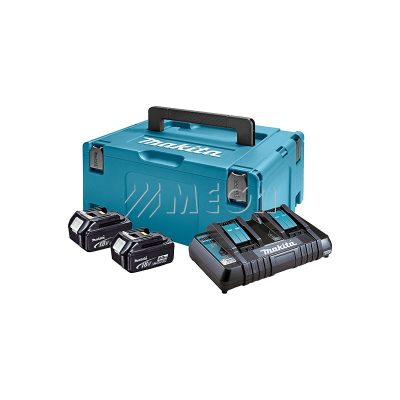 Makita Комплет за напојување Makpac Type3, BL1840Bx2, DC18RD 197504-2