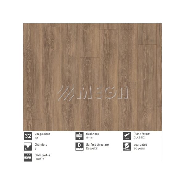 Egger ламинат EL2163 Newport Oak brown 32/8 mm - Image 3